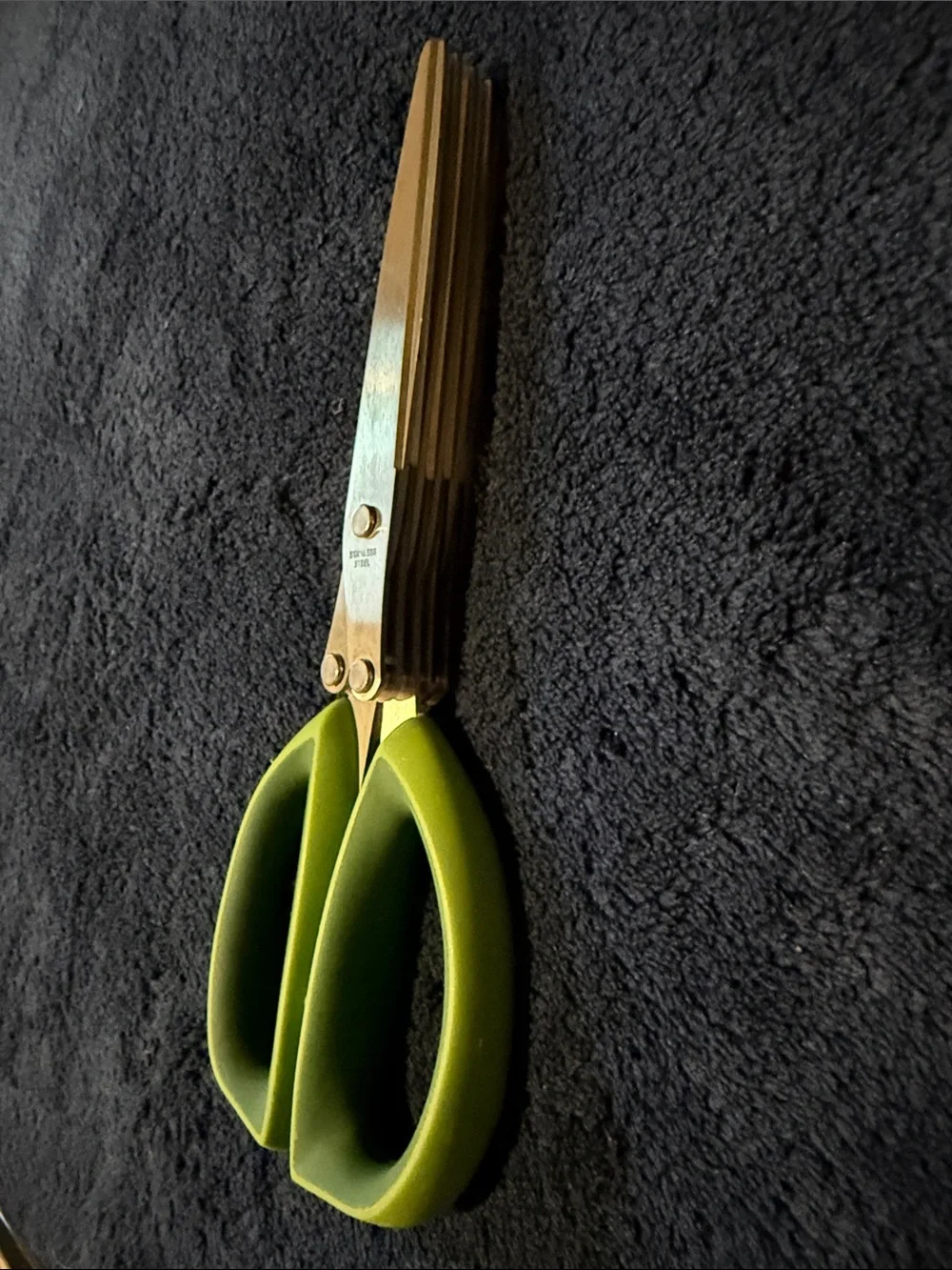 Multi-Blade Herb Scissors with Green Handles